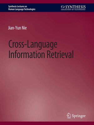cover image of Cross-Language Information Retrieval